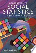 Introduction to social statistics : the logic of statistical reasoning /
