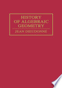 History Algebraic Geometry /