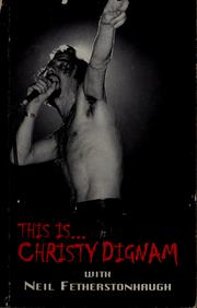 This is ... Christy Dignam /