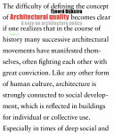Architectural quality : a note on architectural policy /