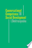 Conversational competence and social development /