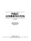 Public administration /