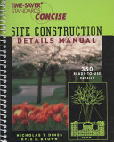 Time-saver standards : site construction details manual /