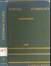 Fluvial hydrology /