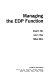Managing the EDP function /