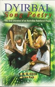 Dyirbal song poetry : the oral literature of an Australian rainforest people /