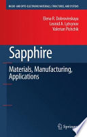 Sapphire : material, manufacturing, applications /