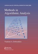 Methods in algorithmic analysis /