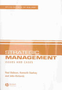 Strategic management : issues and cases /