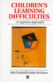 Children's learning difficulties : a cognitive approach /