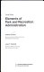 Elements of park and recreation administration /
