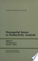 Managerial Issues in Productivity Analysis /
