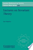 Lectures on invariant theory /