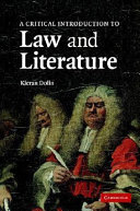 A critical introduction to law and literature /