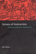 Scenes of instruction in Renaissance romance /