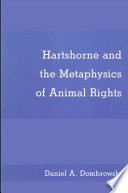Hartshorne and the metaphysics of animal rights /