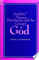 Analytic theism, Hartshorne, and the concept of God /