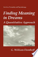 Finding meaning in dreams : a quantitative approach /