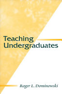 Teaching undergraduates /