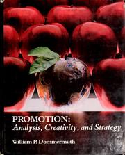 Promotion : analysis, creativity, and strategy /