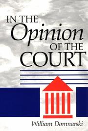 In the opinion of the court /