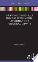 Newton's third rule and the experimental argument for universal gravity /