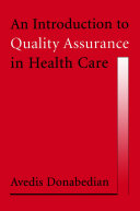 An introduction to quality assurance in health care /