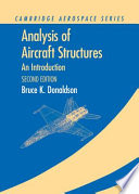 Analysis of aircraft structures : an introduction /