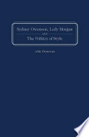 Sydney Owenson, Lady Morgan and the politics of style /