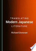 Translating Modern Japanese Literature /