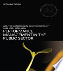 Performance management in the public sector /