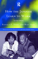 How the Japanese learn to work /