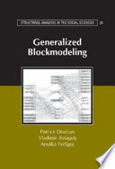 Generalized blockmodeling /