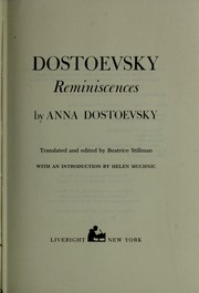 Dostoevsky : reminiscences /