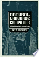 Natural language computing : an English generative grammar in Prolog /