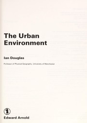 The urban environment /