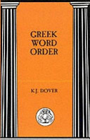 Greek word order /