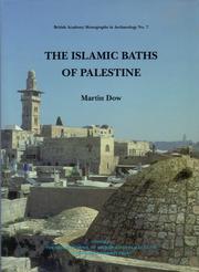 The Islamic baths of Palestine /