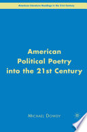 American Political Poetry in the 21st Century /