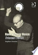 Hans Werner Henze : Tristan (1973) /