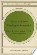 Introduction to Montague semantics /