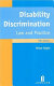 Disability discrimination : law and practice /