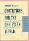 Draper's book of quotations for the Christian world /