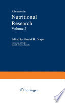 Advances in Nutritional Research /