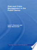 Risk and crisis management in the public sector /