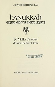 Hanukkah : eight nights, eight lights /