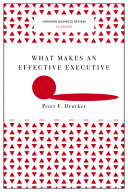What makes an effective executive /