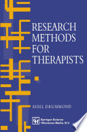 Research methods for therapists /