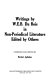 Writings by W.E.B. Du Bois in non-periodical literature edited by others /