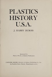 Plastics history U.S.A. /
